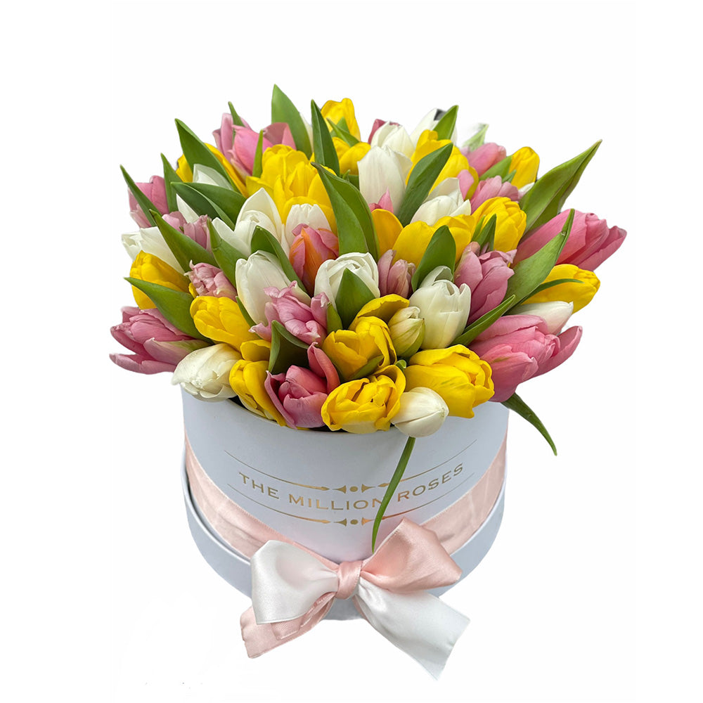 Aranjament colorat cu mixt de lalele