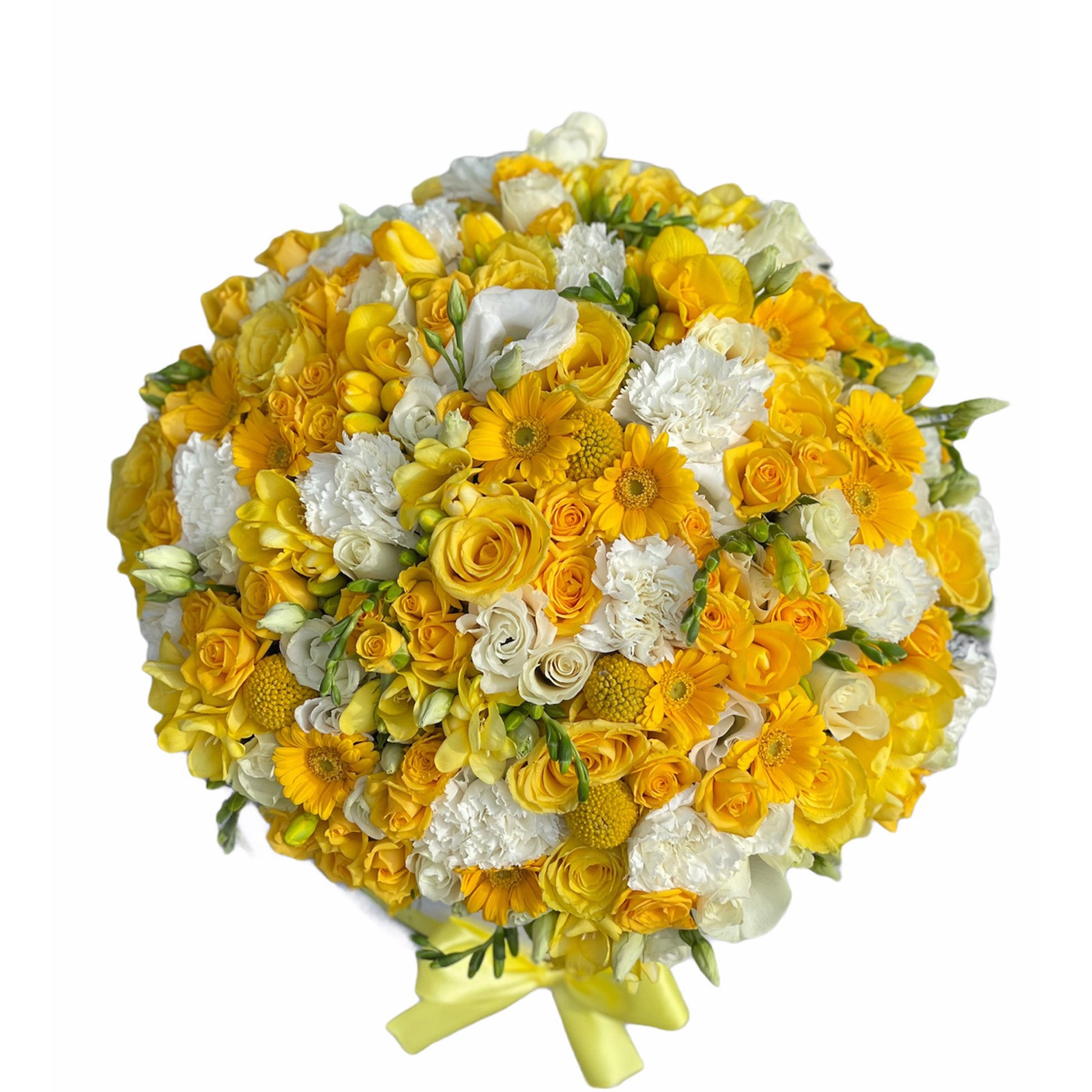 Pocket full of sunshine - aranjament floral de vara cu flori mixte parfumate