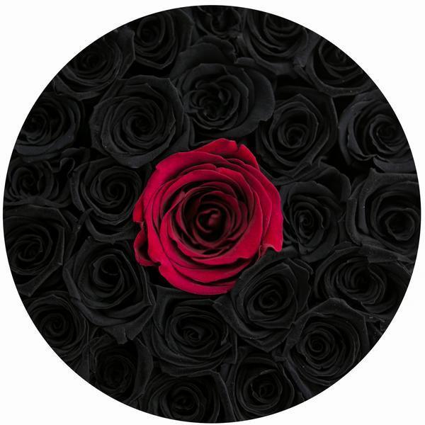 TRANDAFIRI CRIOGENAȚI CUTIE MICĂ EDIȚIA “VAMPIRE ETERNITY”